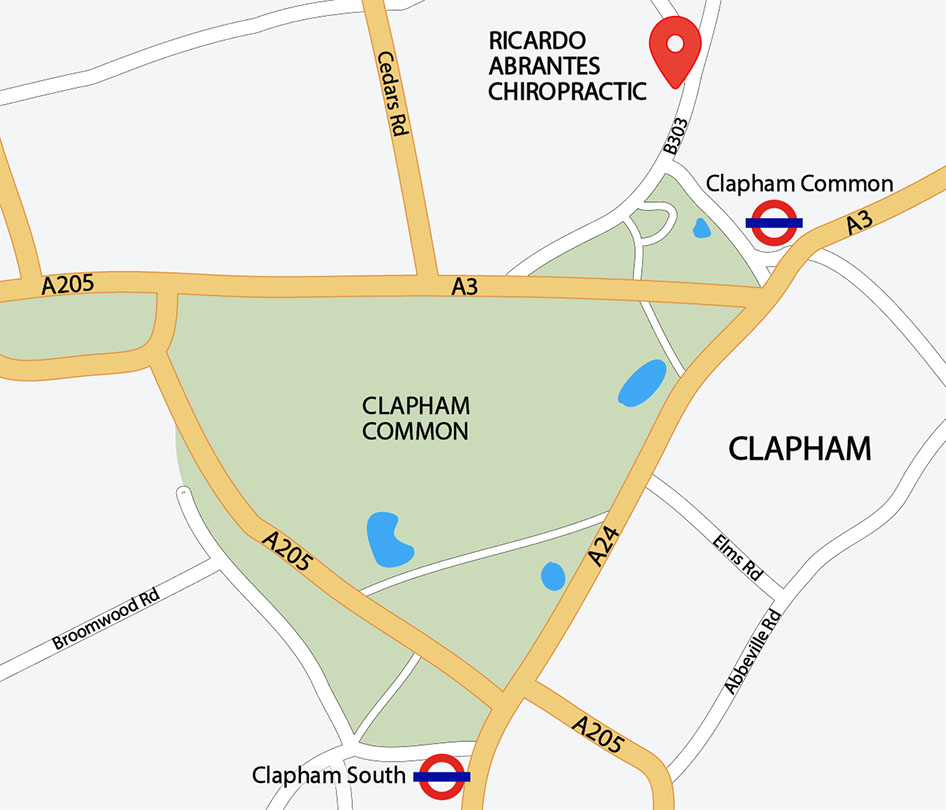 Clapham Clinic Map